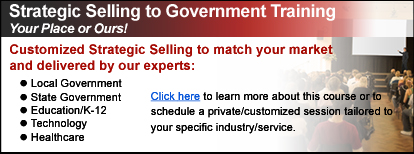 Strategic Selling to Government