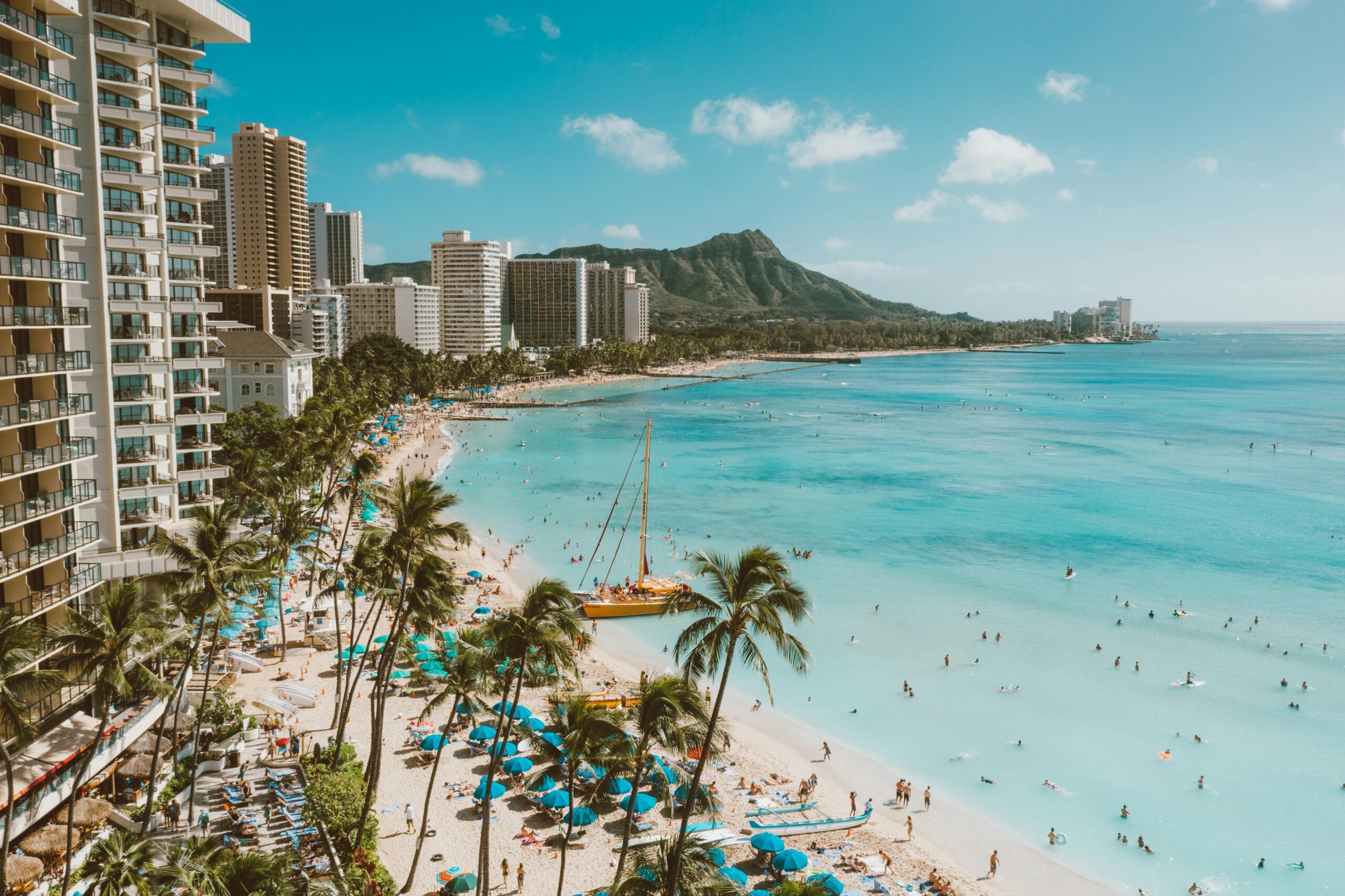 A photo of a beach Honolulu, Hawai'i.