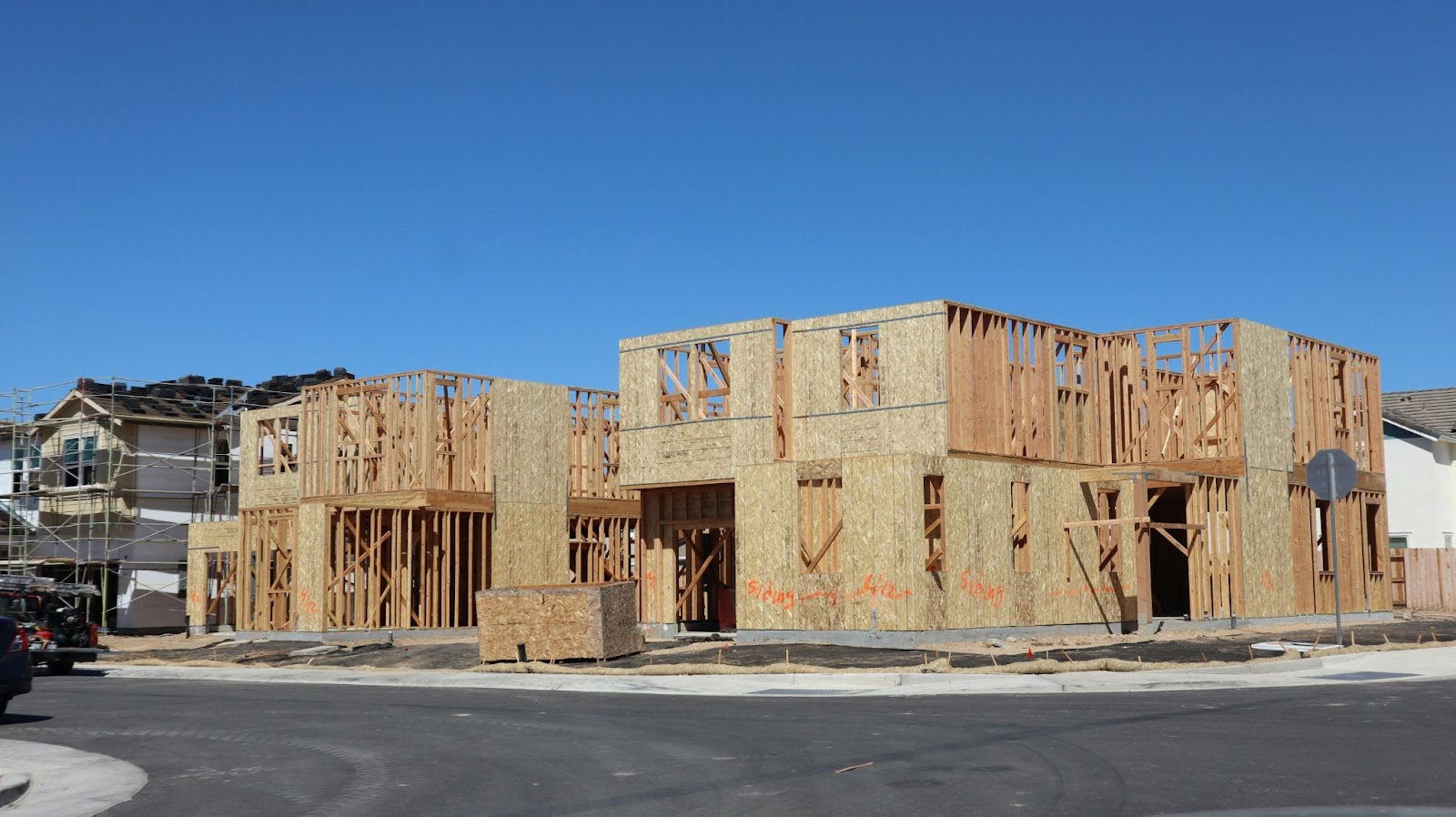Housing under construction