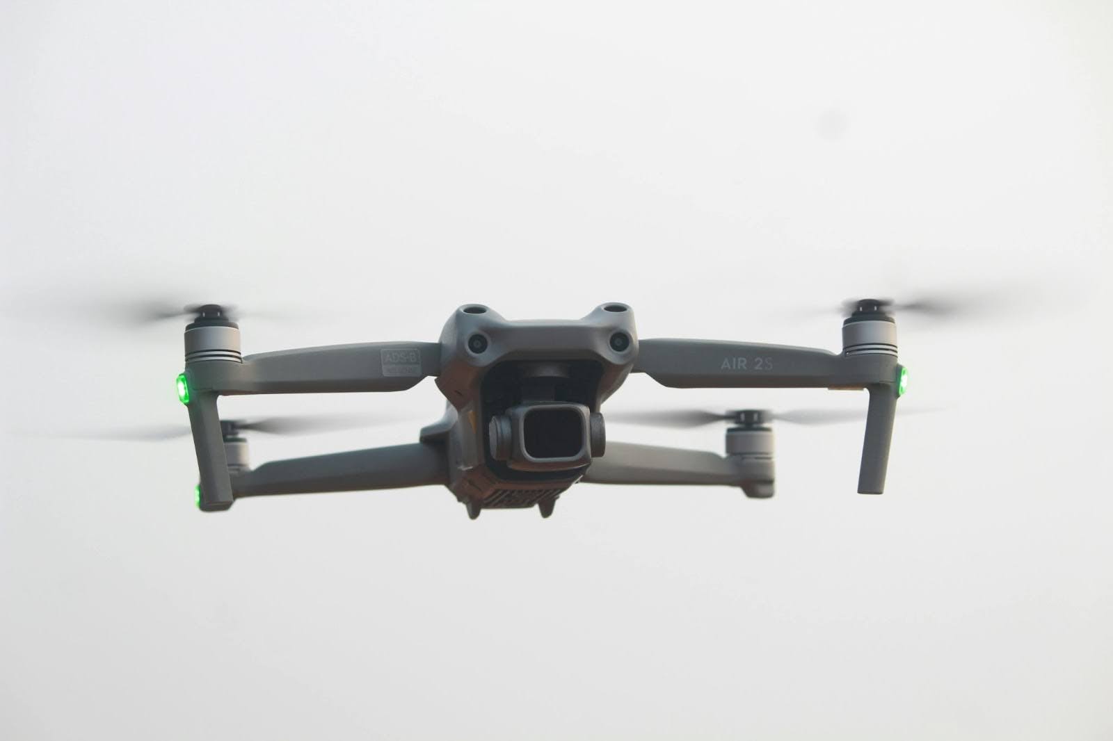 View of drone flying