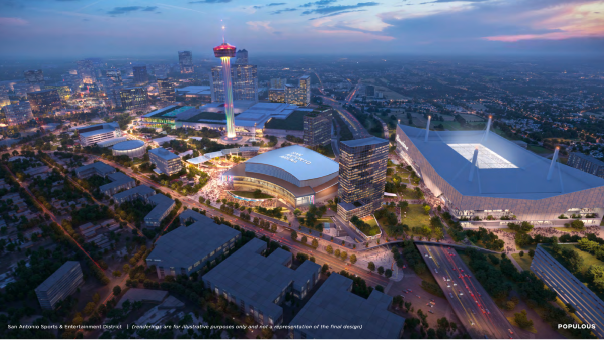 A rendering of Project Marvel in San Antonio, Texas.