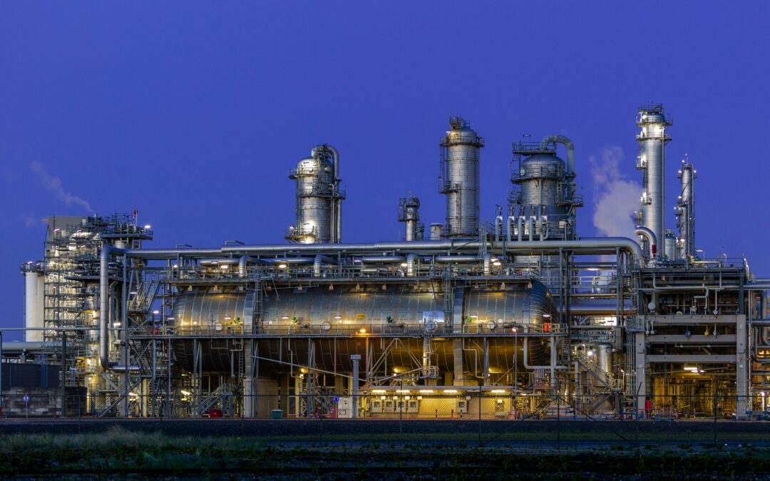 A natural gas facility.