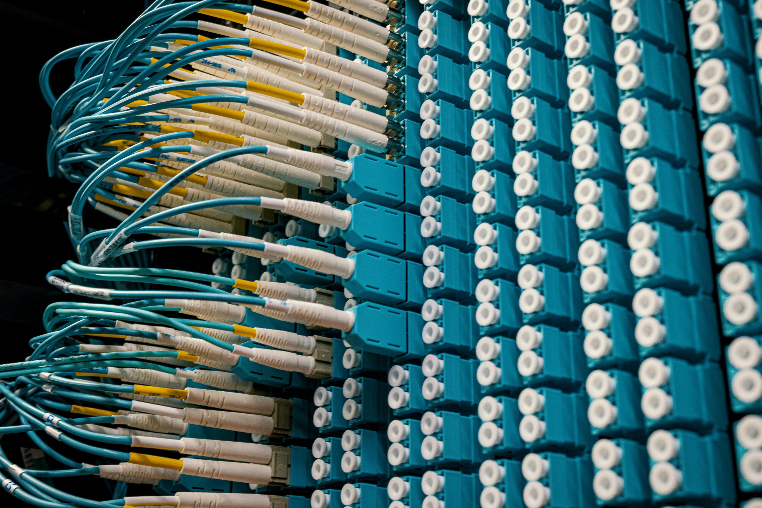 Internet cables connect people to broadband.