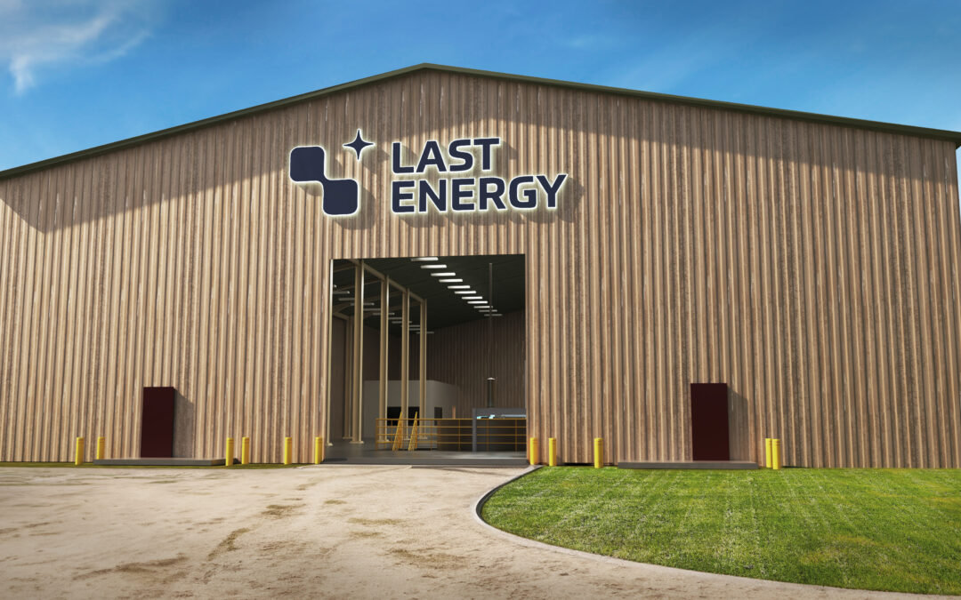 A rendering of the Last Energy project with Texas A&M University System in Bryan.