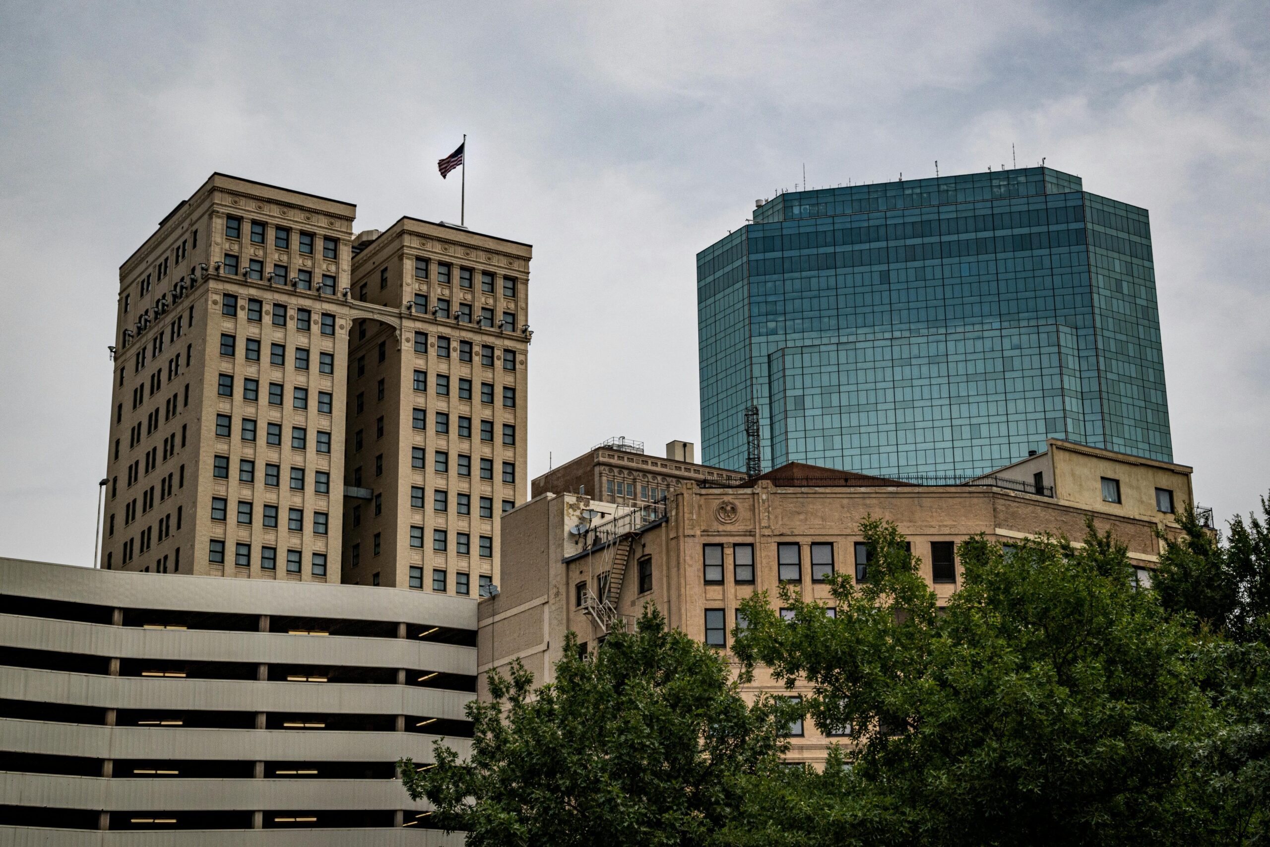 City buildings in Fort Worth, Texas.