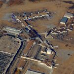 An aerial view of Dallas Love Field Airport in Dallas.