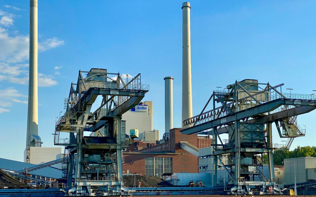 A coal power plant in Germany from the outside.