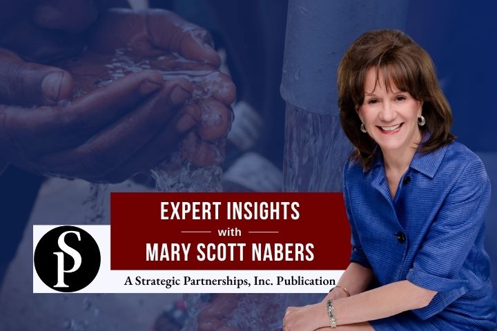 MSN Column (720 x 480 px) Jan 28 Mary Scott nabers before water and a child's hands for her weekly column.