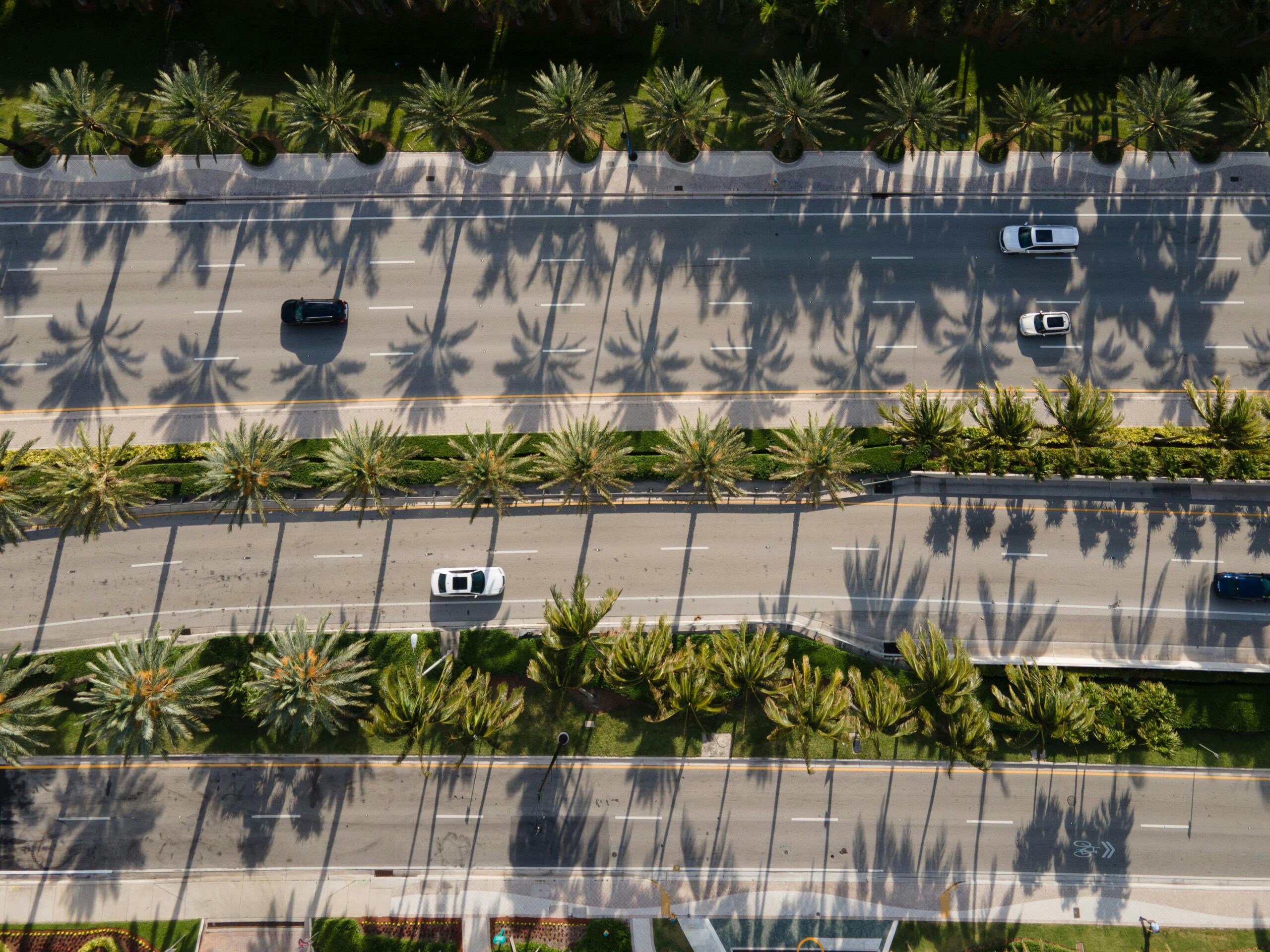 okaloosa-county-sr-85-widening An aerial view of a Florida highway.