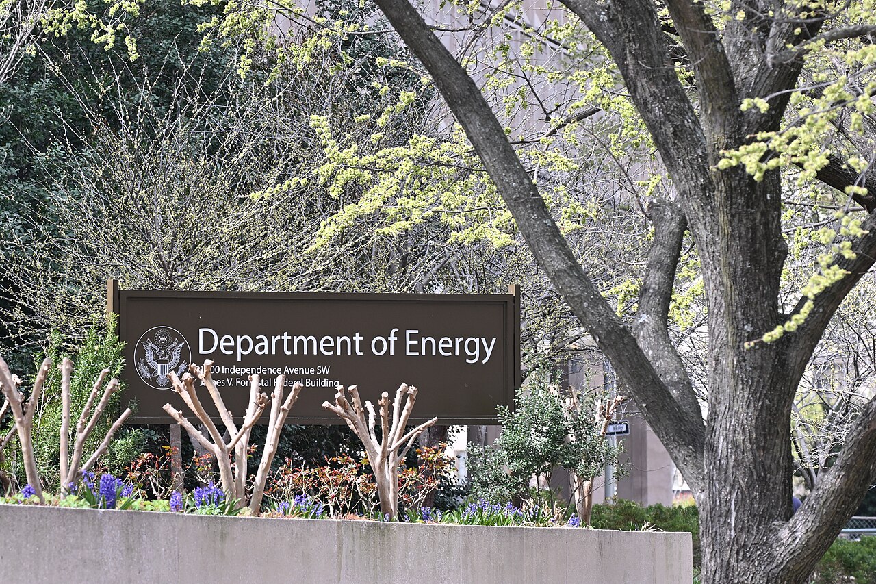 Department of Energy sign Department of Energy sign