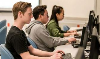 Angelo State students at computers DIR partners with Angelo State University to improve cybersecurity