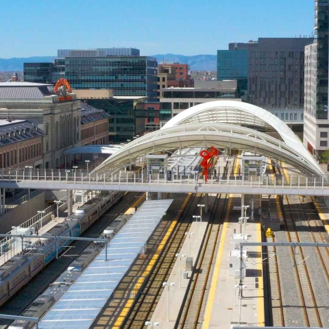 CO Denver RTD Union Station Commuter Rail Transit District selects design for Boulder Denver rail line