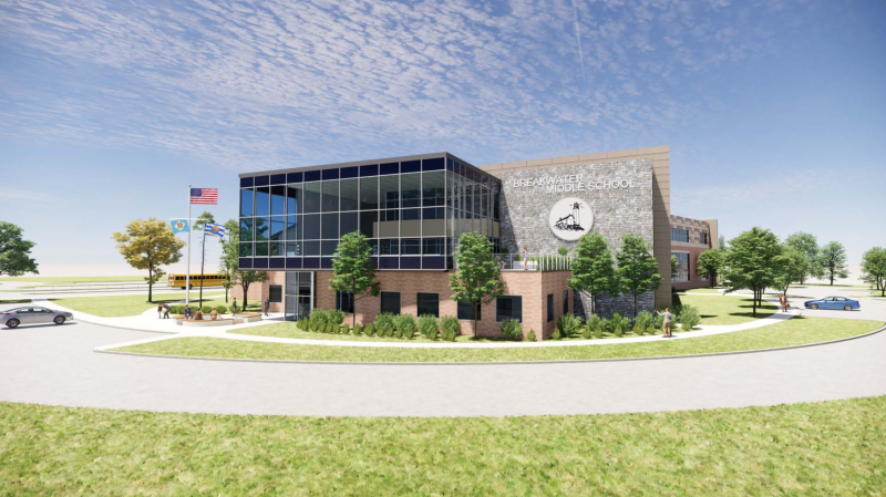 DE-Cape-Henlopen-MS-rendering photo DE Cape Henlopen MS rendering Delaware district earns OK to build $40M middle school