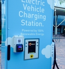 EV charging station 225x240 Texas eligible for $408M in EV funding