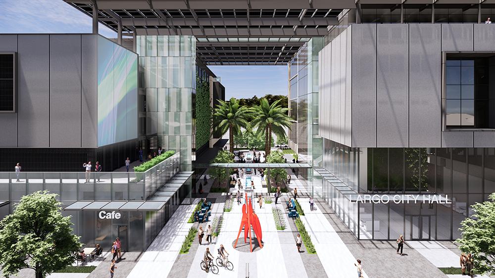 FL Largo City Hall rendering WEB Largo city hall enters design development phase