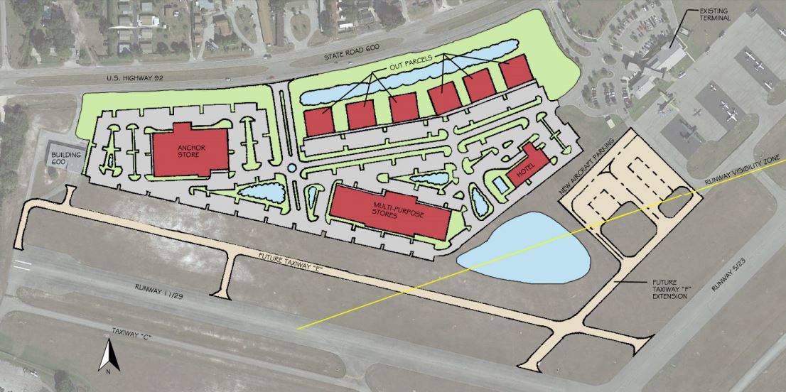 FL Winter Haven airport site map Winter Haven airport envisions P3 for new development