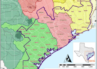 GLO river basins map 340x240 Land office RFQ solicits engineering firms for $75M river basin flood study