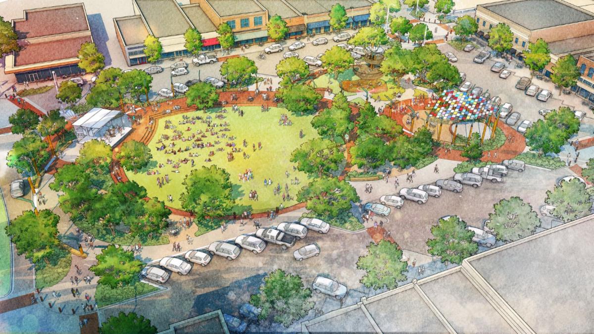 Garland downtown square Garland starts design to redevelop citys historic downtown square