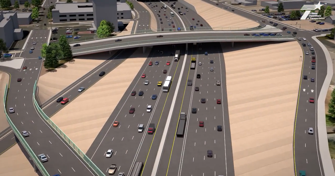 I-10-expansion-video-still photo I 10 expansion video still TxDOT developing design alternatives for $750M El Paso Downtown 10 plan