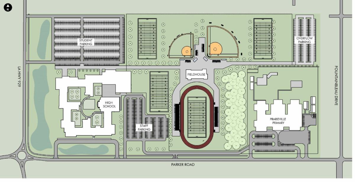 LA Ascension Parish Prairieview HS illustration Louisiana school district to re bid high school project in 3 4 months