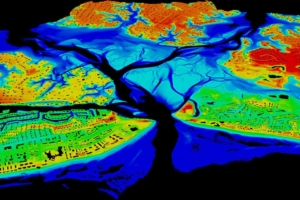 LiDAR map Lynnhaven Inlet Virginia 300x200 LiDAR technology achieving objectives for the public sector in new ways
