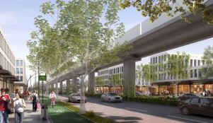 Miami-Dade-North-Corridor-rendering photo Miami Dade North Corridor rendering Miami Dade preparing RFP for $1.9B Metrorail construction