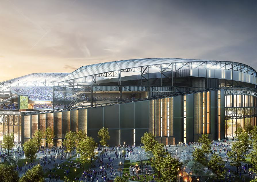 NY Buffalo Bills stadium rendering New York enters P3 for $1.4B football stadium in Buffalo