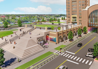 NY Buffalo Central Terminal rendering2 WEB 340x240 P3 spearheads neighborhood revitalization in Western New York