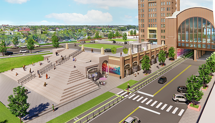 NY Buffalo Central Terminal rendering2 WEB P3 spearheads neighborhood revitalization in Western New York
