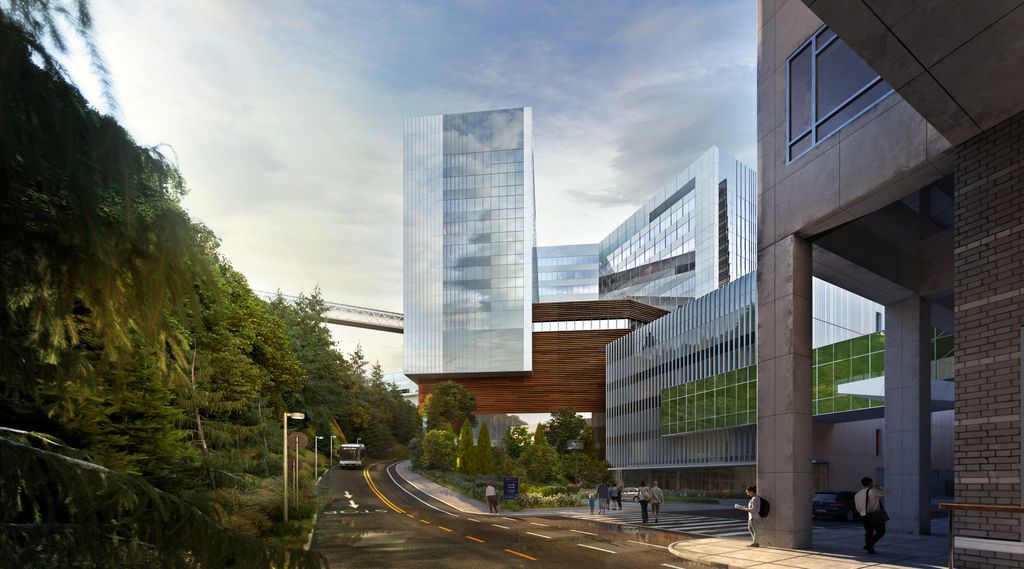 OR OHSU expansion rendering Oregon university planning $650M hospital expansion