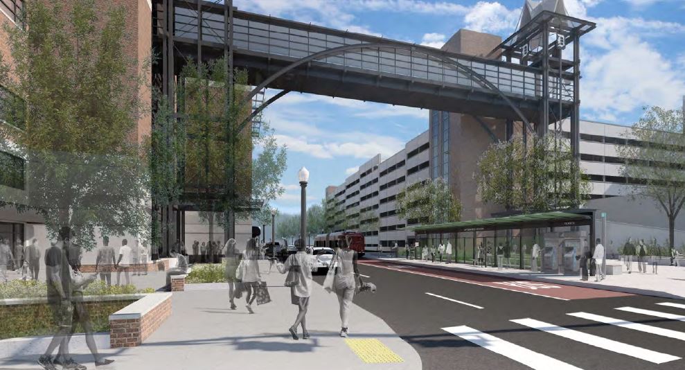 PA BRT station at Duquesne University Designs almost done for Pittsburghs $230M BRT project
