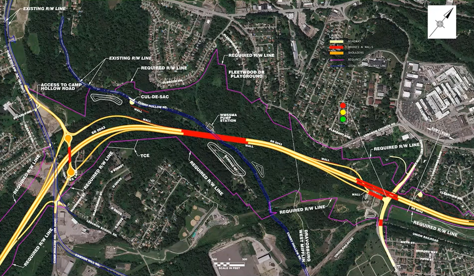 PA Mon Fayette Expressway map Pennsylvania anticipates early 2022 bidding for expressway