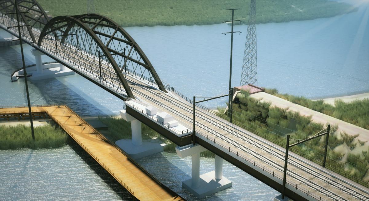 Portal North Bridge replacement rendering NJ Portal North Bridge replacement to receive $811M grant