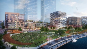 Riverfront Jacksonville rendering 300x169 Large development projects around U.S. waterways – a growing trend fueled by new funding
