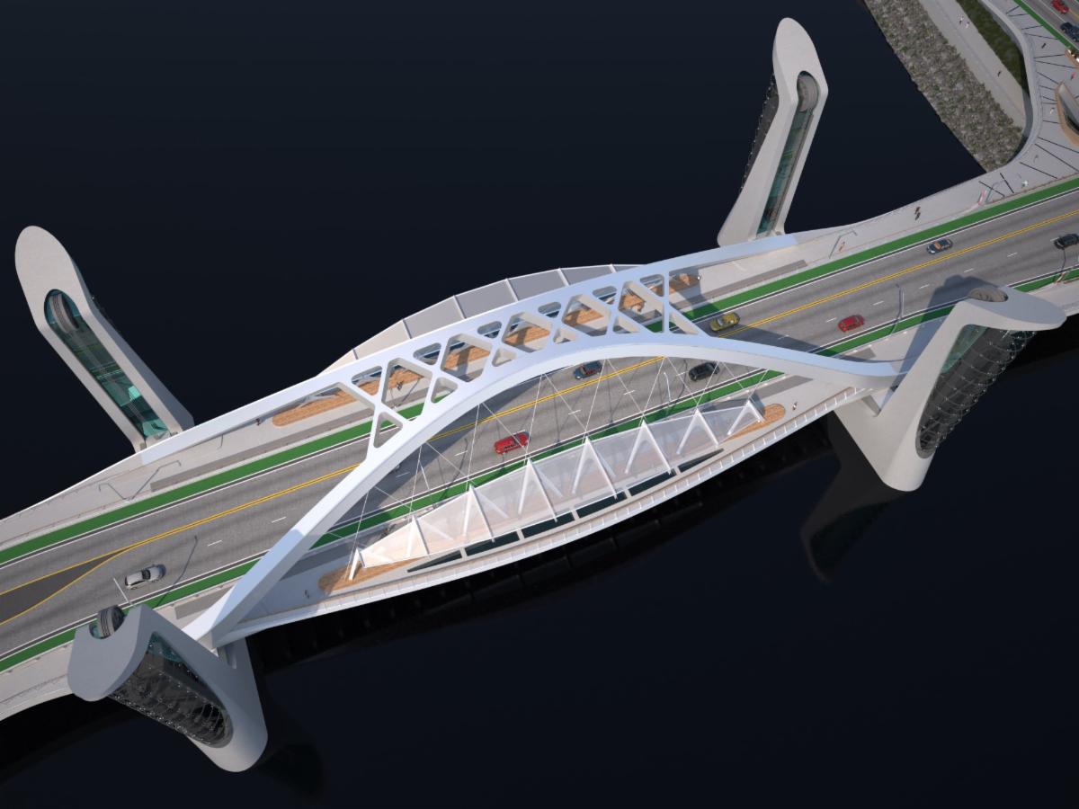 Sacramento-I-bridge-rendering photo Sacramento I bridge rendering Sacramento cities select final design ahead of DBB procurement