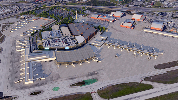 San Antonio airport rendering WEB San Antonio airport fast tracks terminal procurements to meet 2028 timeline
