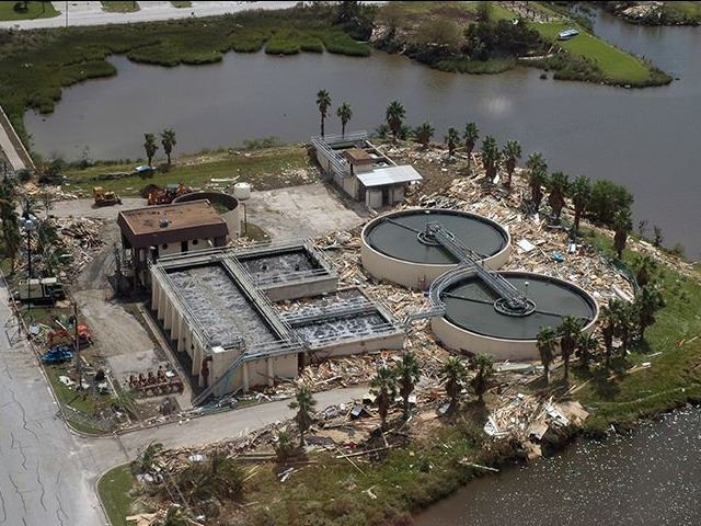 Seabrook Main Street WWTP Seabrook working to replace wastewater treatment plant damaged by hurricane