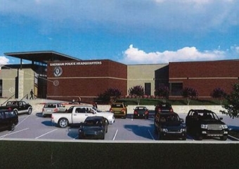 Sherman police station rendering 340x240 Sherman commission paves way for $17M police headquarters construction