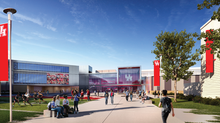 UH football building rendering UH seeks design firm for $78M football operations building