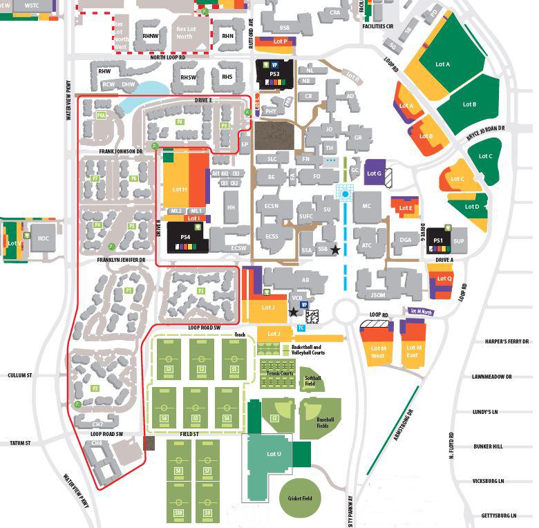 UTD map UTD seeks construction manager at risk for arts complex, parking structure