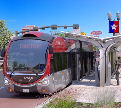 VIA bus stop BRT VIA earns recommendation for $158M grant to expand bus rapid transit line