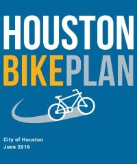 Cover page for the Houston Bike Plan