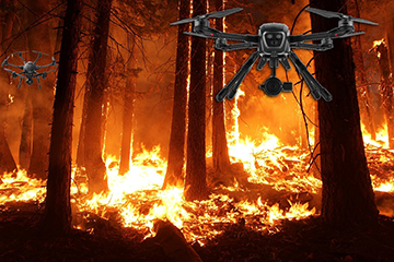 fire drone Popular new tool helping public safety agencies respond to emergencies
