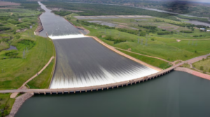 garrison dam spillway 300x167 No end in sight for water projects nearing the launch stage