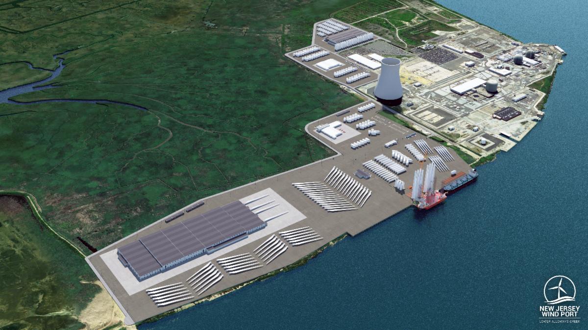 njoswport8 USE New Jersey launches $300M $400M wind port initiative