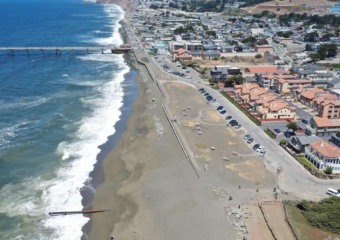 pacifica beach courtesy of pacifica beach california 340x240 Sustainability efforts to prevent future weather related damage and restoration projects to repair current damages are abundant