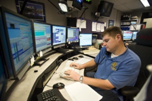 police dispatcher 300x200 Public safety concerns spurring lots of new contracting opportunities