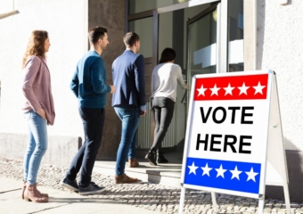 polling site line voters 340x240 Texans to vote on constitutional amendments starting October 21