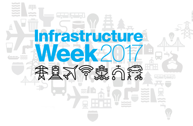 report card 2017 logo Infrastructure Week, BRIDGE Act, Trumps budget blueprint... its been a busy month for infrastructure!